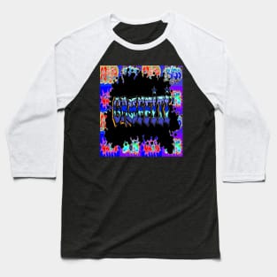 graffiti drums guitar music bass Baseball T-Shirt